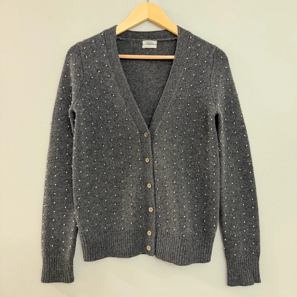 J. Crew Wallace Beaded Cardigan